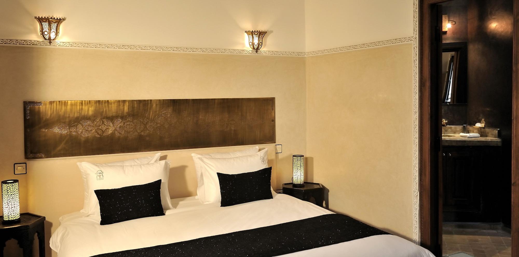 Riad Le Jardin D'Abdou Марракеш Екстер'єр фото A bedroom at the hotel