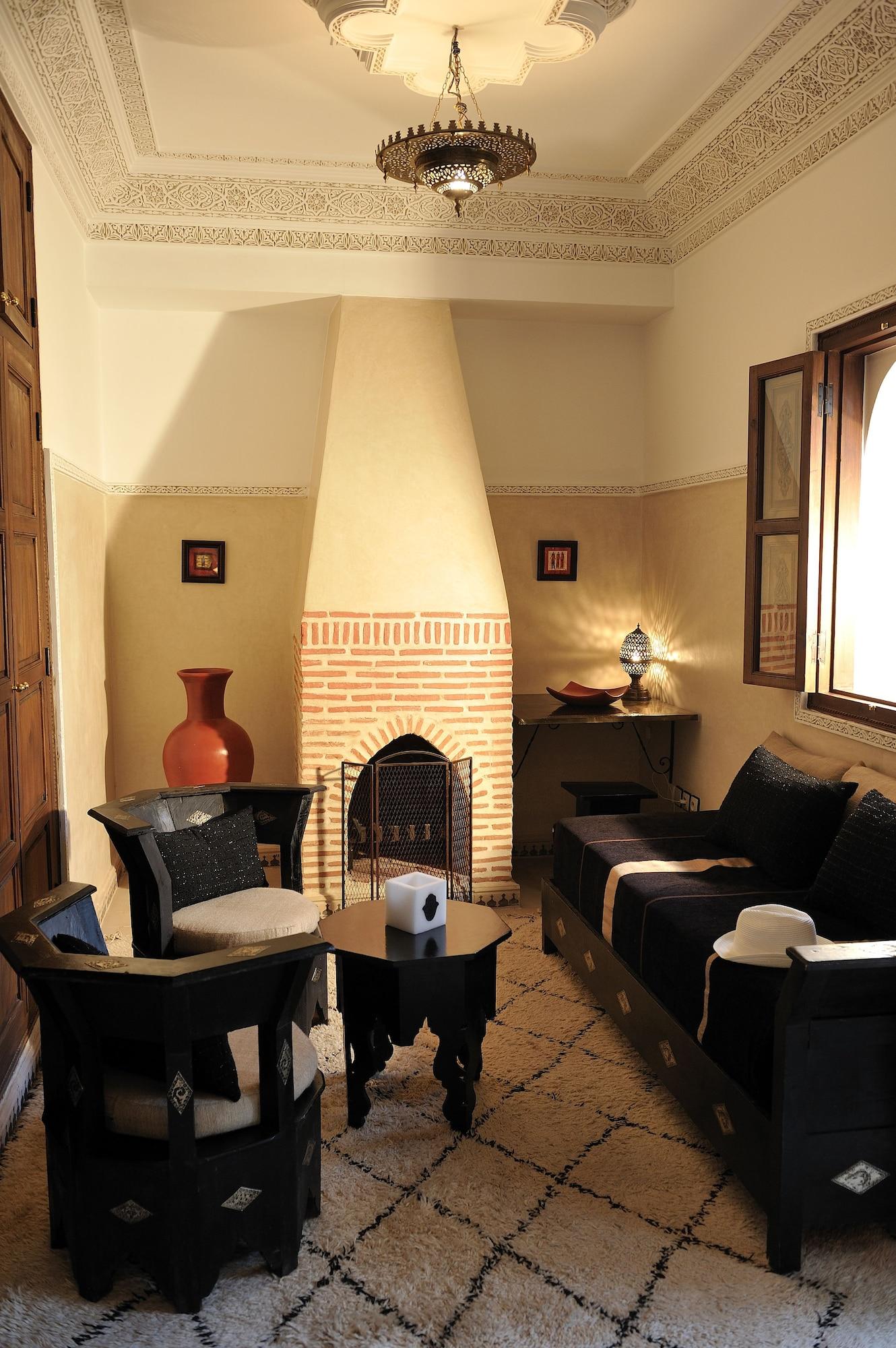 Riad Le Jardin D'Abdou Марракеш Екстер'єр фото A Moroccan living room