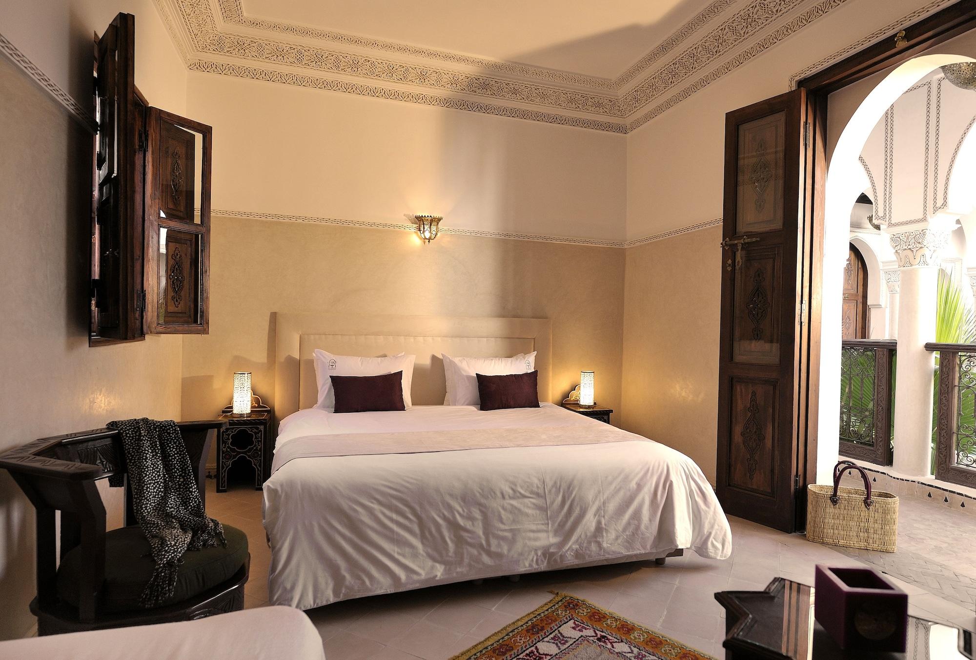 Riad Le Jardin D'Abdou Марракеш Екстер'єр фото A bedroom at the hotel
