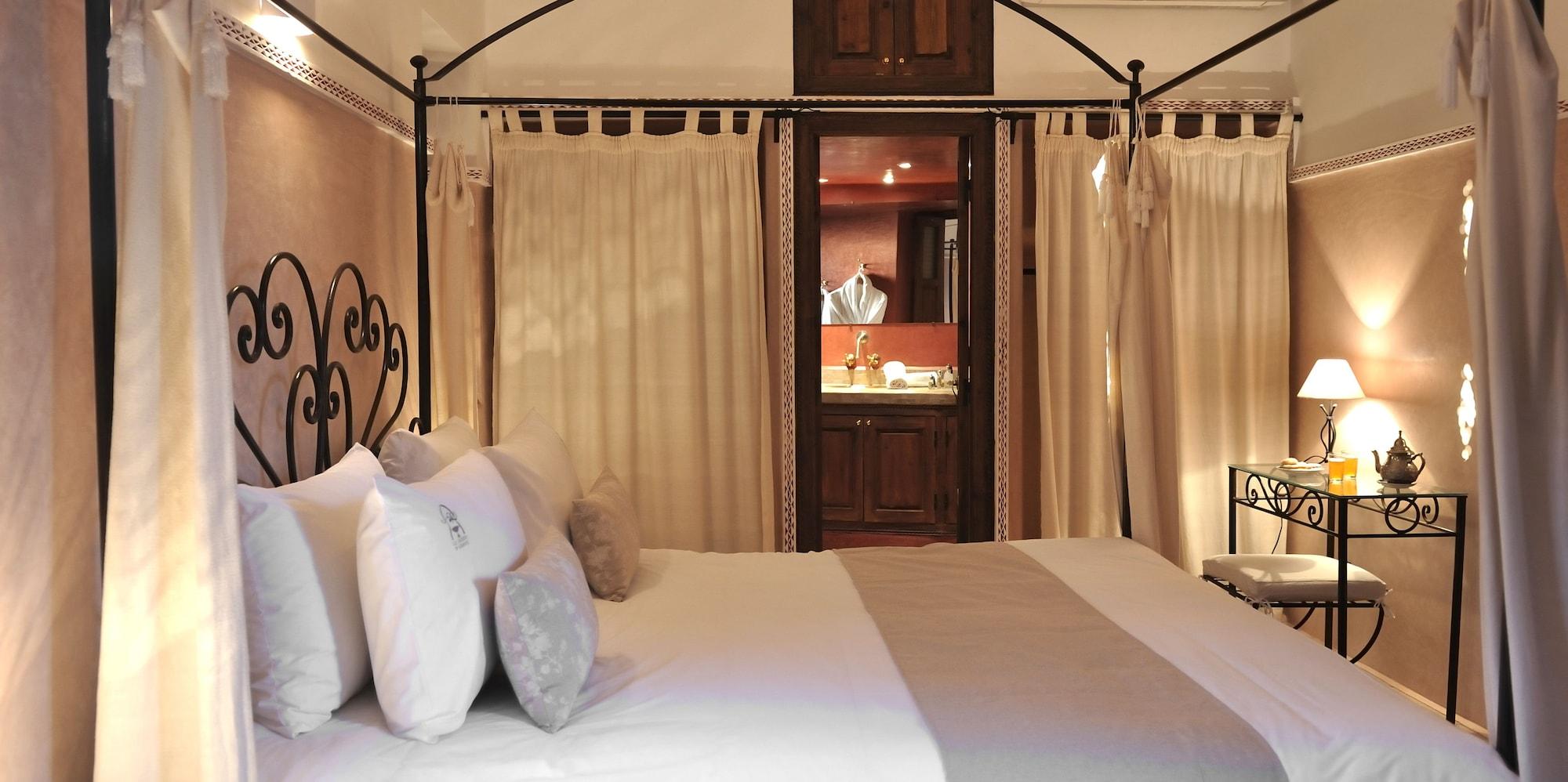 Riad Le Jardin D'Abdou Марракеш Екстер'єр фото A bedroom at the hotel