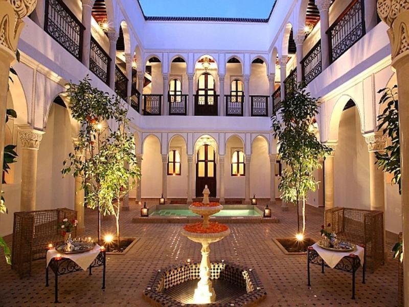 Riad Le Jardin D'Abdou Марракеш Екстер'єр фото The hotel's courtyard