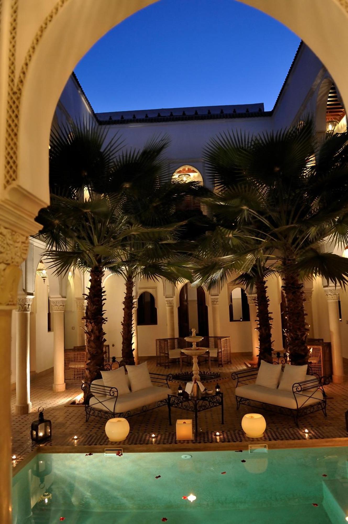 Riad Le Jardin D'Abdou Марракеш Екстер'єр фото The hotel's courtyard