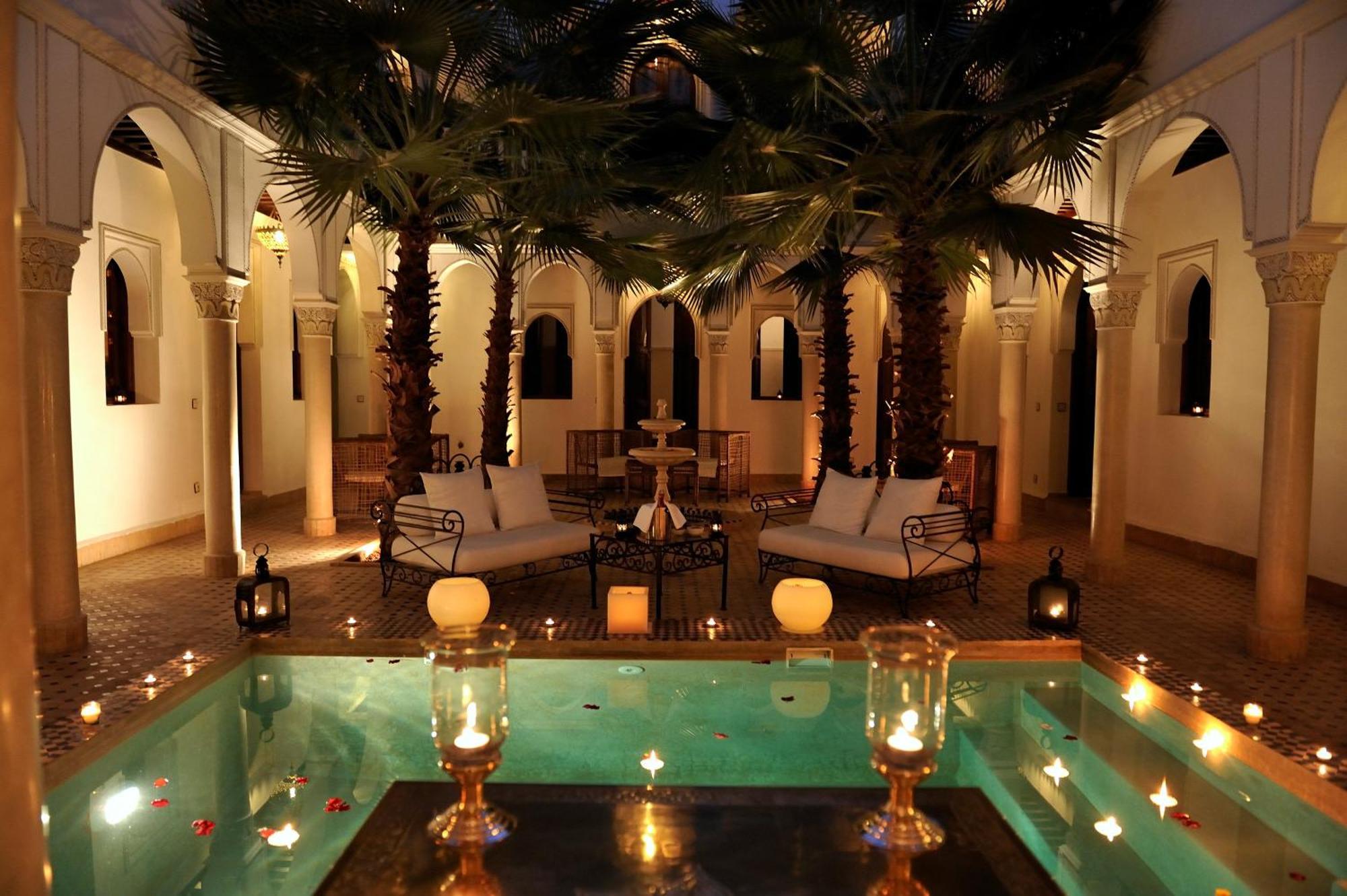 Riad Le Jardin D'Abdou Марракеш Екстер'єр фото The hotel's courtyard