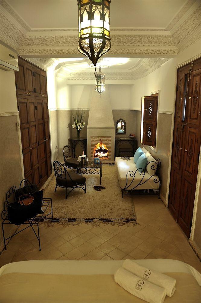 Riad Le Jardin D'Abdou Марракеш Екстер'єр фото A Moroccan living room